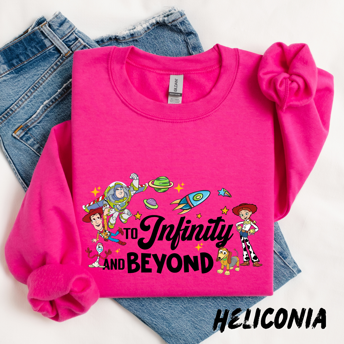 To.the.Infinity Sweatshirt Unisex for Adults and Kids
