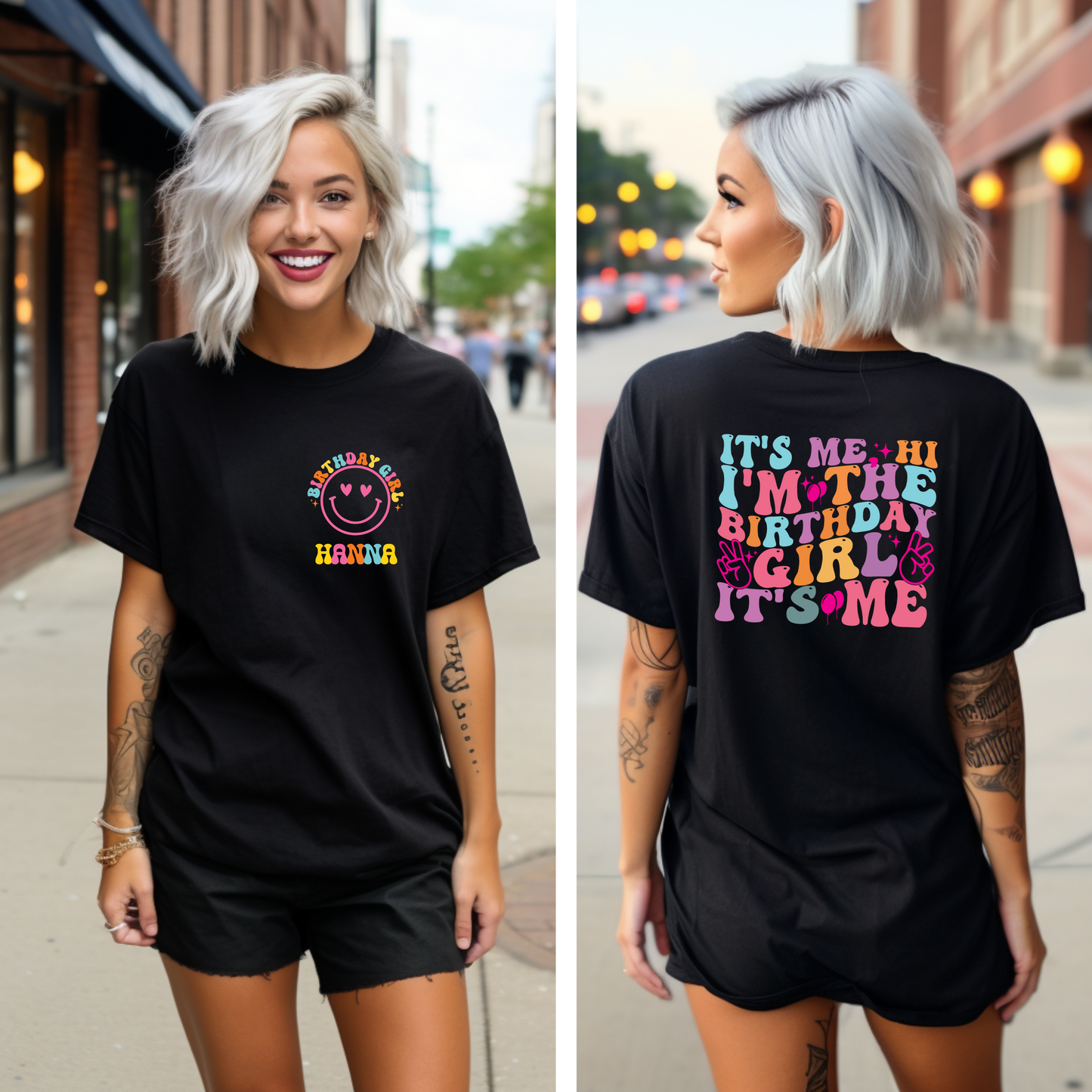 My Birthday Era Personalized Shirt for Kids and Women