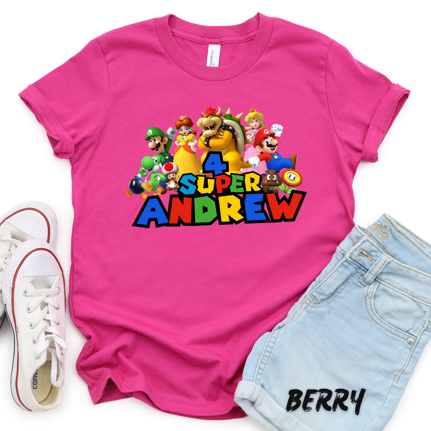 Custom Unisex Birthday Shirt for Kids and Adults