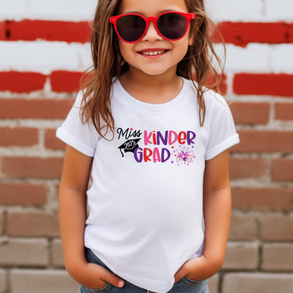 Kinder Graduation Shirt 2025 (Ms. or Mr.) - Matching Family Shirts for Adults and Kids