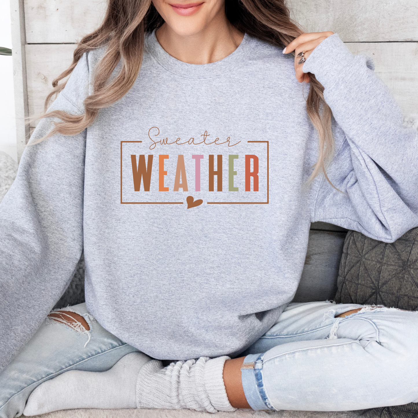 "Sweater Weather" for Women Sweatshirt for Fall