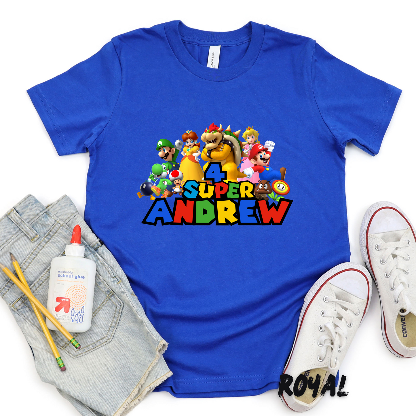 Custom Unisex Birthday Shirt for Kids and Adults