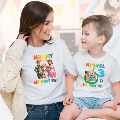 Melon Family Birthday T-shirt | Custom Watermelon Birthday Shirt | Custom Toddler Birthday shirt | Custom Toddler Birthday Tee