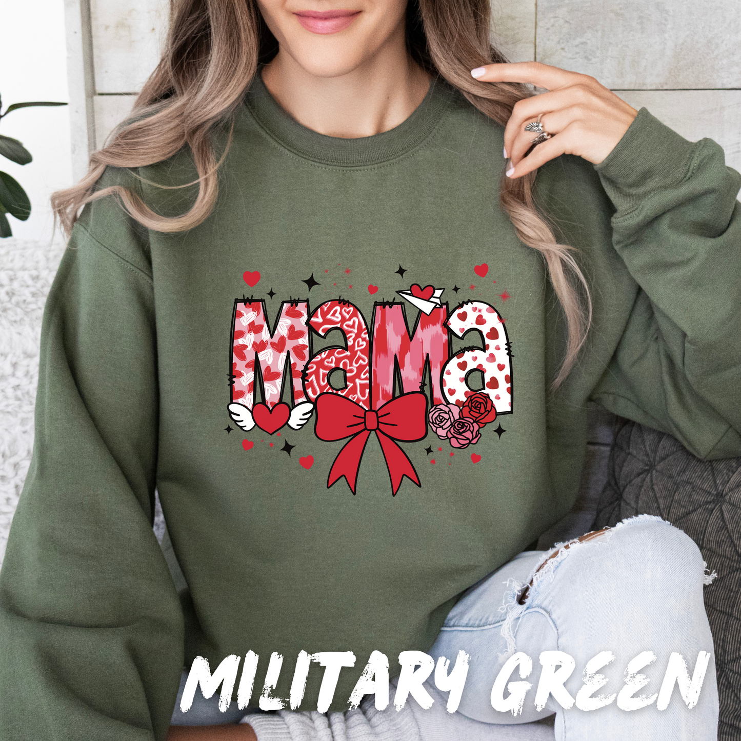 Valentine Mama Sweatshirts and T-Shirts