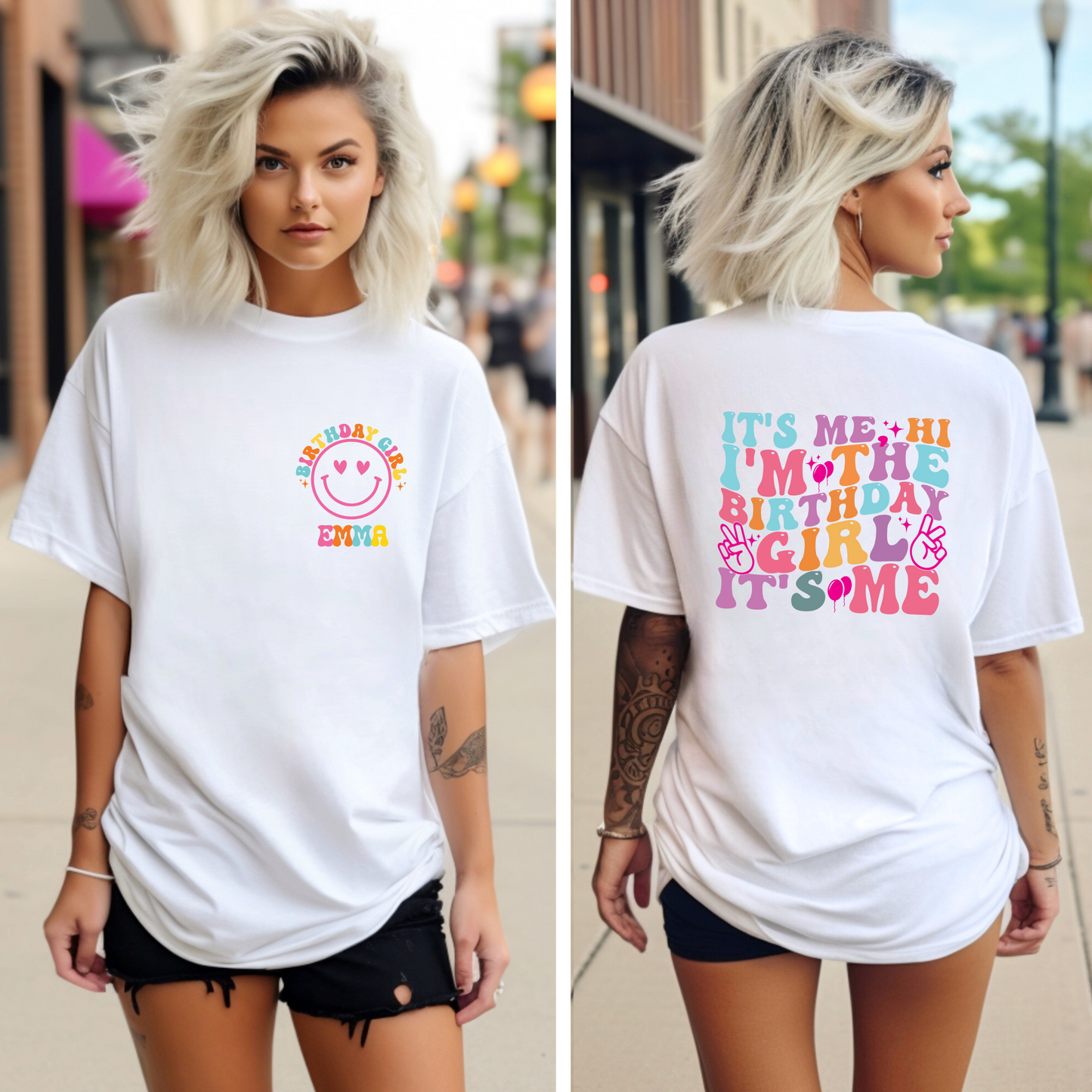 My Birthday Era Personalized Shirt for Kids and Women