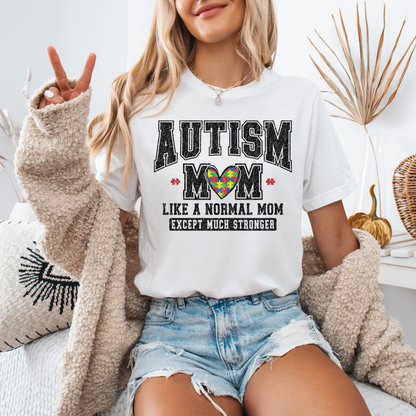 Autism Awareness T-Shirt - Colorful Puzzle Piece Tee, Autism Awareness Mom Shirt