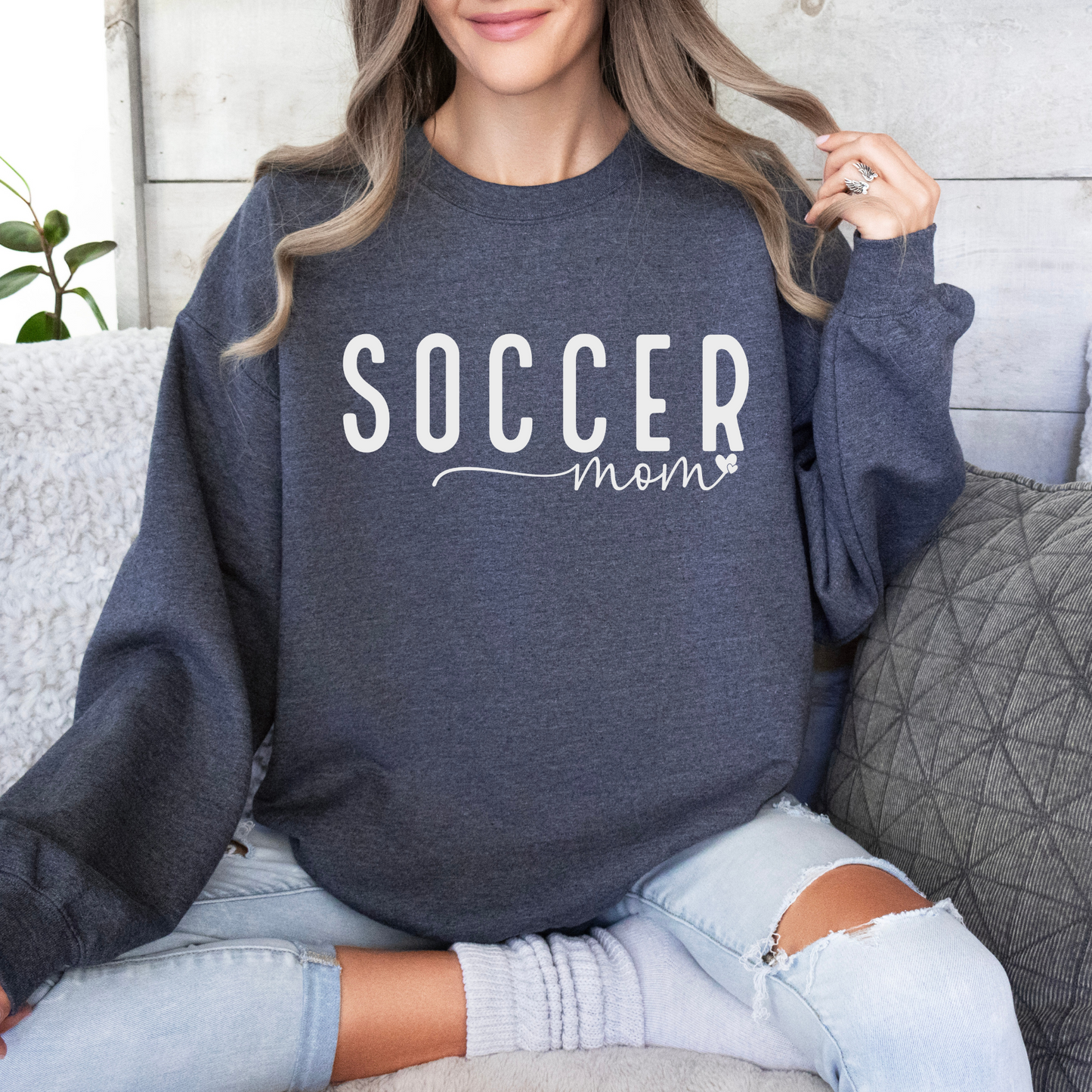 Soccer Mom Sweater for Mom Soccer Gift for her  Custom Soccer Sweater for Women