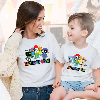 Custom _Dandy's_World Birthday Shirts for Family – Personalized _Dandy's_ World Shirt for Kids – Matching Party Shirt - Gamer Tee