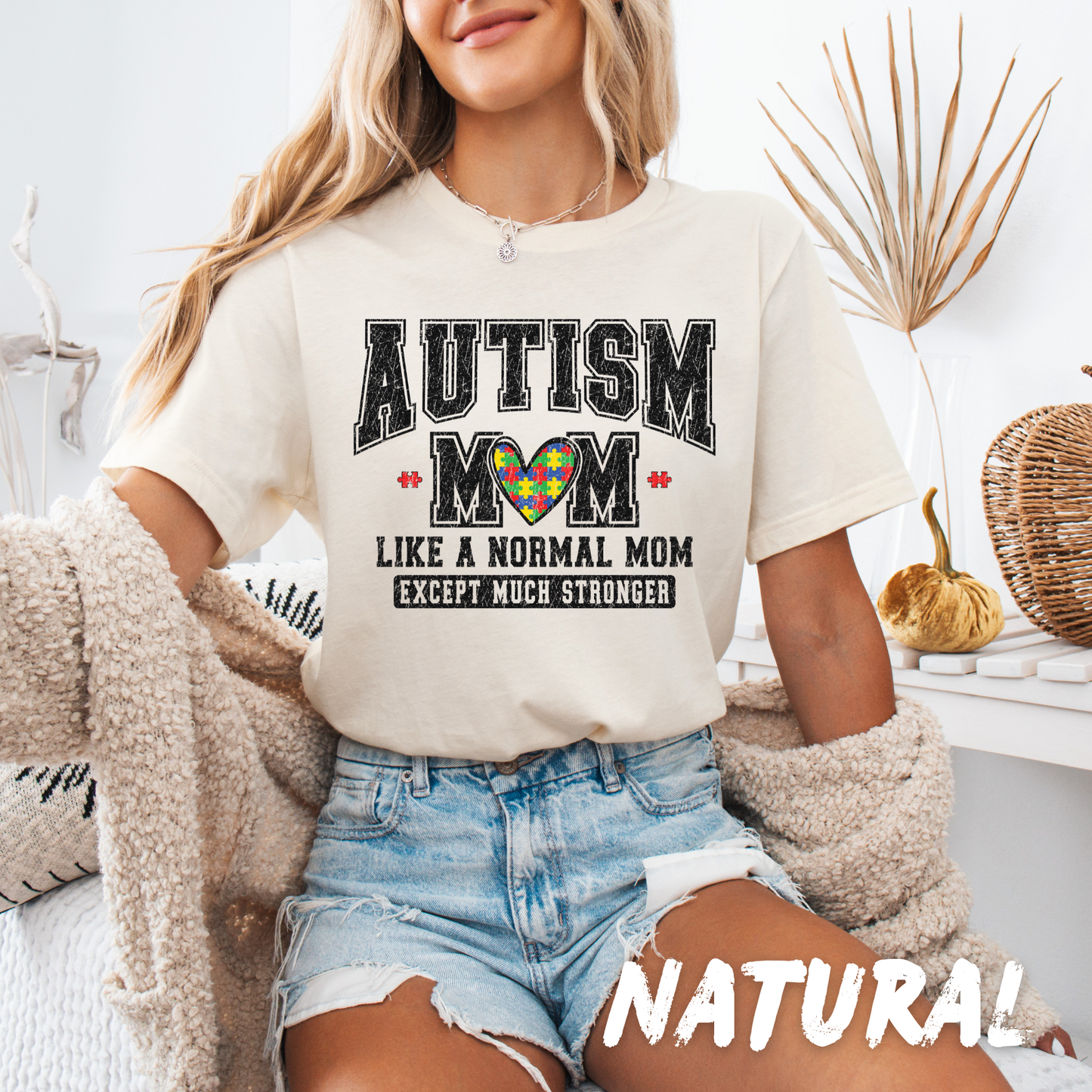 Autism Awareness T-Shirt - Colorful Puzzle Piece Tee, Autism Awareness Mom Shirt