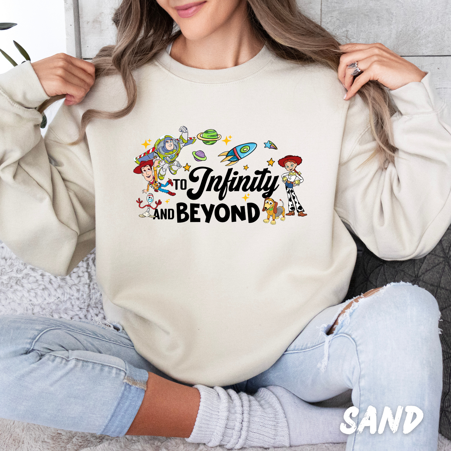 To.the.Infinity Sweatshirt Unisex for Adults and Kids