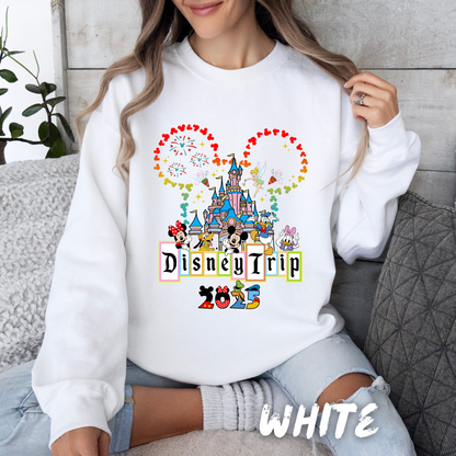 Unisex Matching Family Vacation 2025 Sweatshirt for Adults and Kids T215 T216