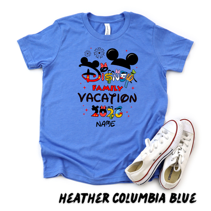 2026 Vacation Matching Shirts – Limited Stock Color Clearance | Family Vacation Shirts | Custom Group Trip Tees