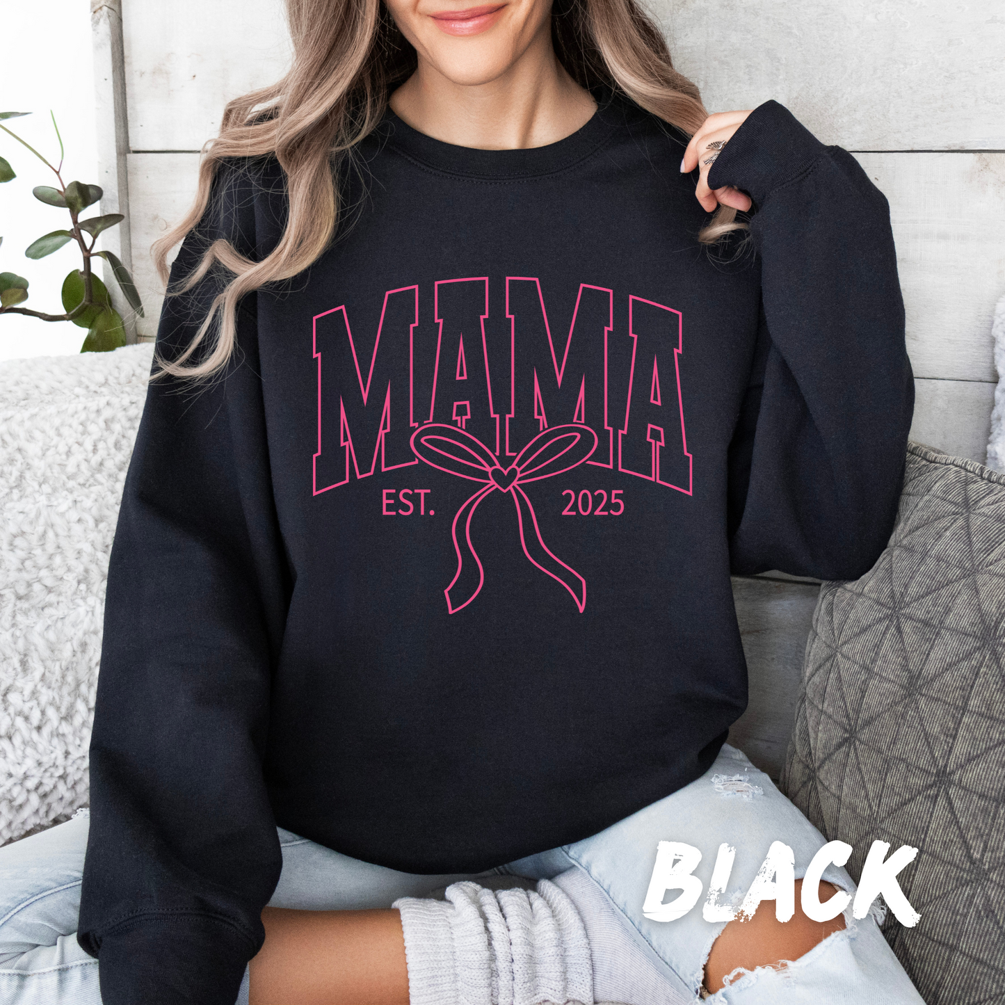 Personalized MAMA Est. Sweatshirt  - Mother's Day Gift