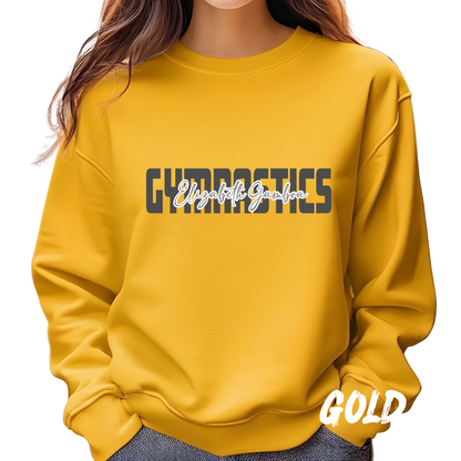 Personalized Unisex Gymnastics Sweatshirt for Kids and Adults