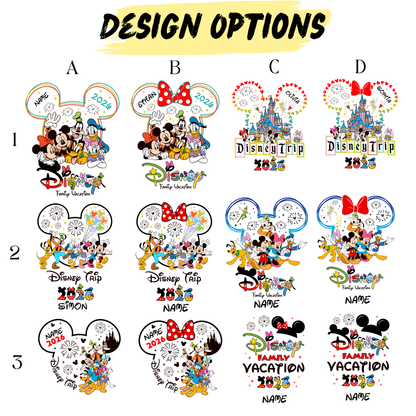 2026 Vacation Matching Shirts – Limited Stock Color Clearance | Family Vacation Shirts | Custom Group Trip Tees