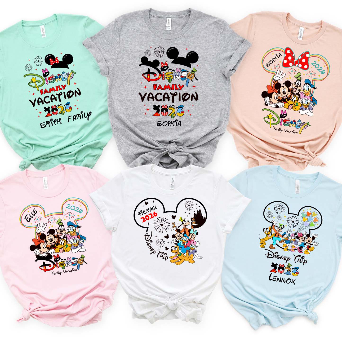2026 Vacation Matching Shirts – Limited Stock Color Clearance | Family Vacation Shirts | Custom Group Trip Tees