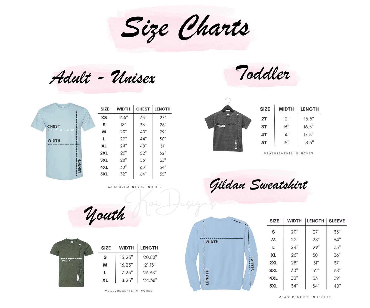 Custom Imagen / logo / text Shirts - Crewneck - Front and Back