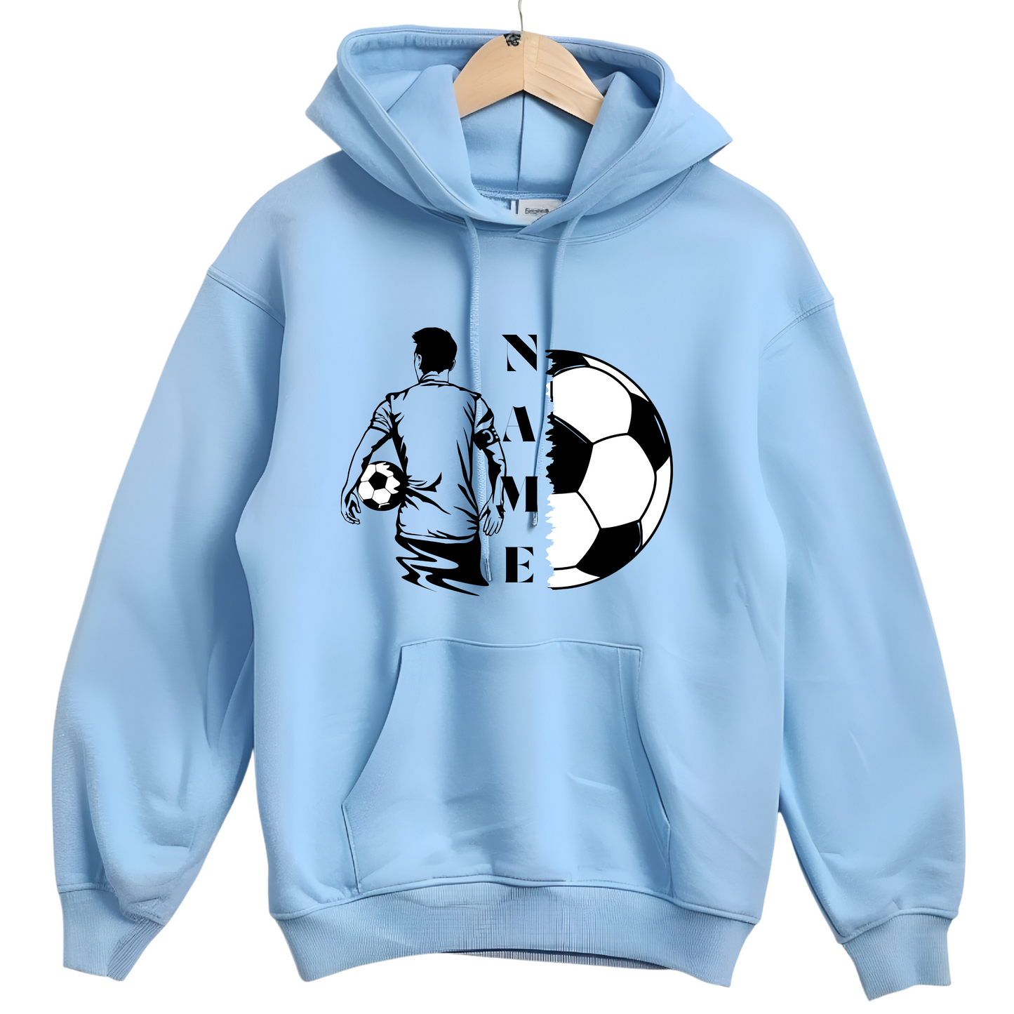 Personalized Soccer Unisex Hoodie for kids and Adults