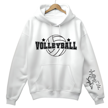 Personalized Volleyball Unisex Hoodie for kids