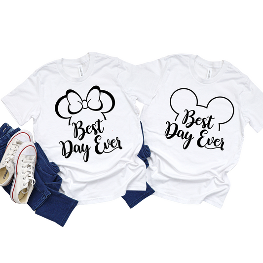 Best Day Ever-Shirts Unisex for Adults & Kids – Matching Family Vacation Outfits