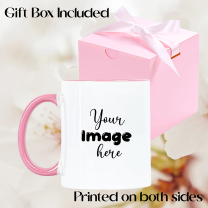 Custom Imagen-Logo Ceramic Coffee Mug with Gift Box