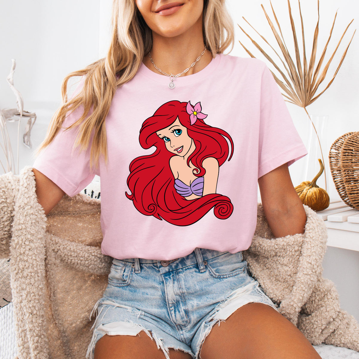 Ariel Little Mermaid Sweatshirt for Family Sweater for Disney Parks Family Outfits Disneyland Crewneck Ariel Princess Tee, Disney Fan Gift