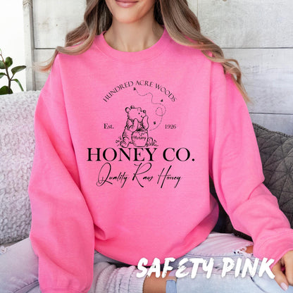 Winnie the Pooh Sweatshirt - Retro Honey Co. Crewneck, Vintage Winnie the Pooh Crewneck, Winnie the Pooh Fan Gift