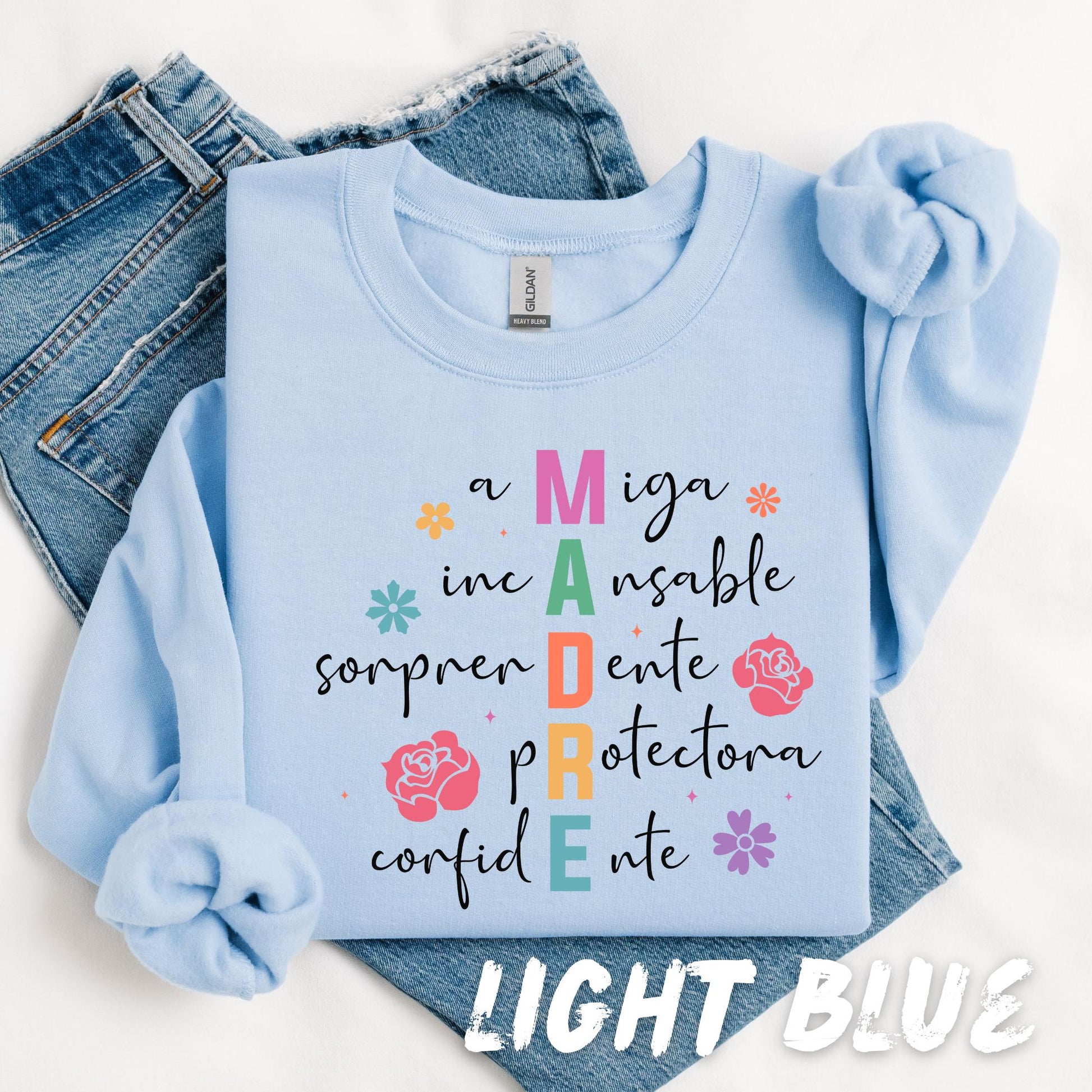 MADRE Shirt - Spanish Mother's Day Tee - Gift for Mom - Madre Acronym T-Shirt - Cute Mom Shirt - Mother's Day Gift - Mom Appreciation Tee