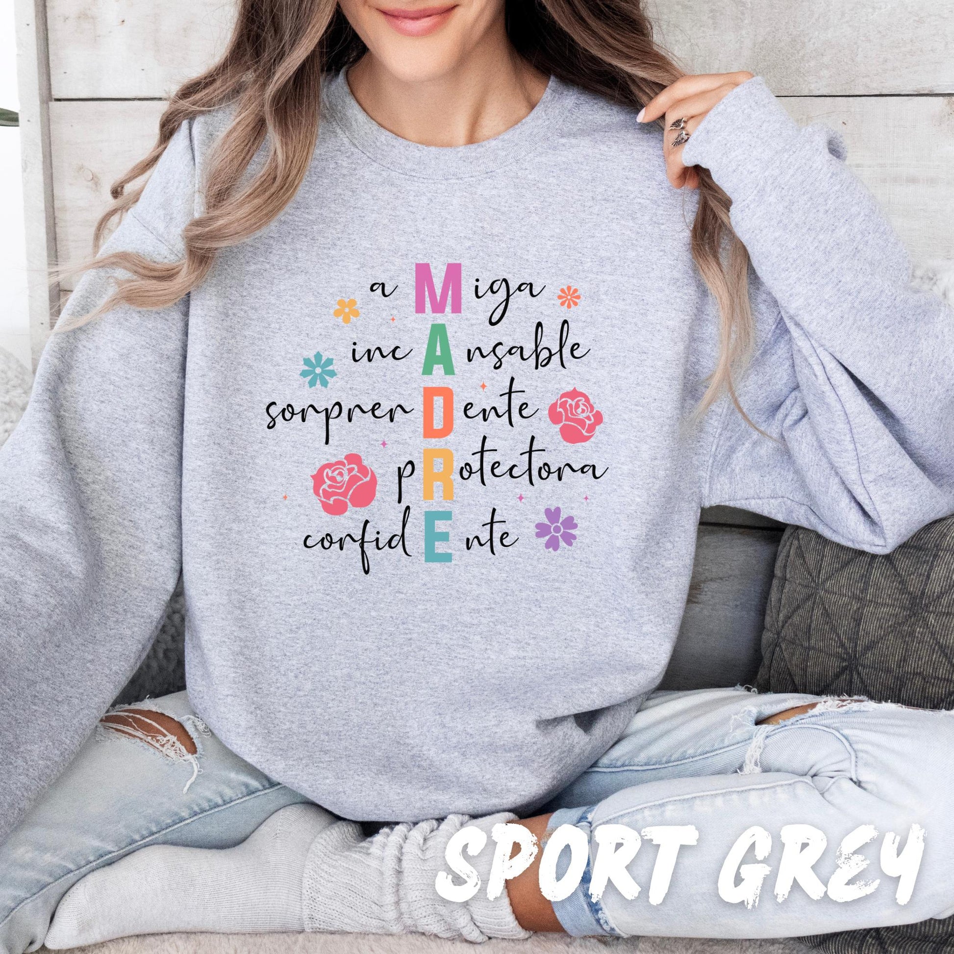 MADRE Shirt - Spanish Mother's Day Tee - Gift for Mom - Madre Acronym T-Shirt - Cute Mom Shirt - Mother's Day Gift - Mom Appreciation Tee
