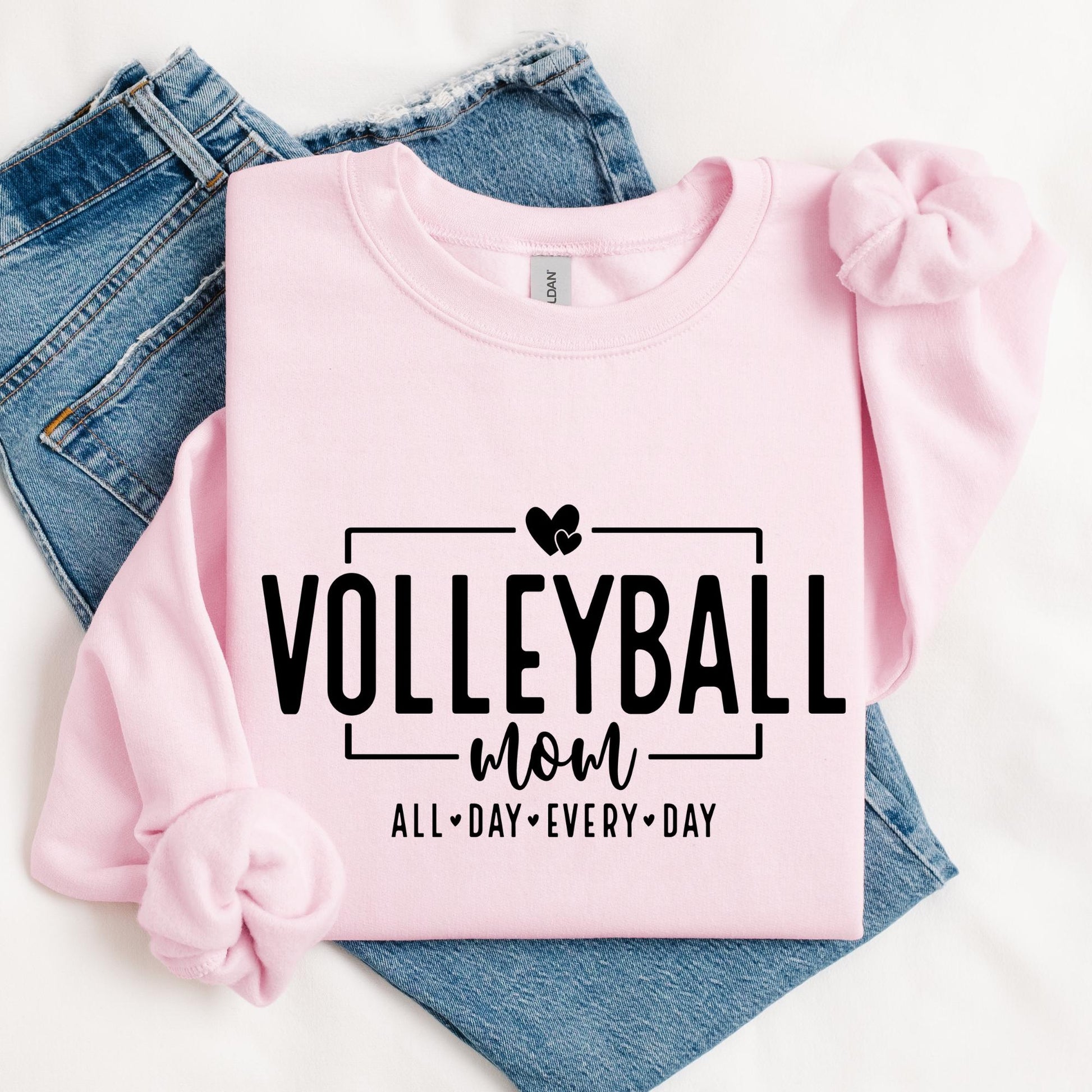Volleyball Mom Sweatshirt, Game Day Volleyball Crewneck, Volleyball Mom Gift, Sports Mom Sweatshirt, Volleyball Season Crewneck