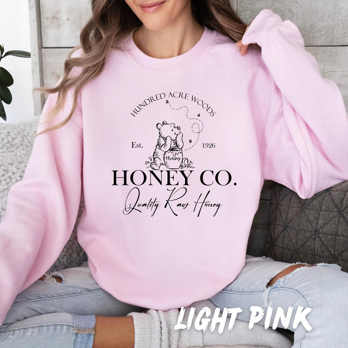 Winnie Sweatshirt - Retro Honey Co. Crewneck, Vintage Winnie Crewneck, Winnie Fan Gift