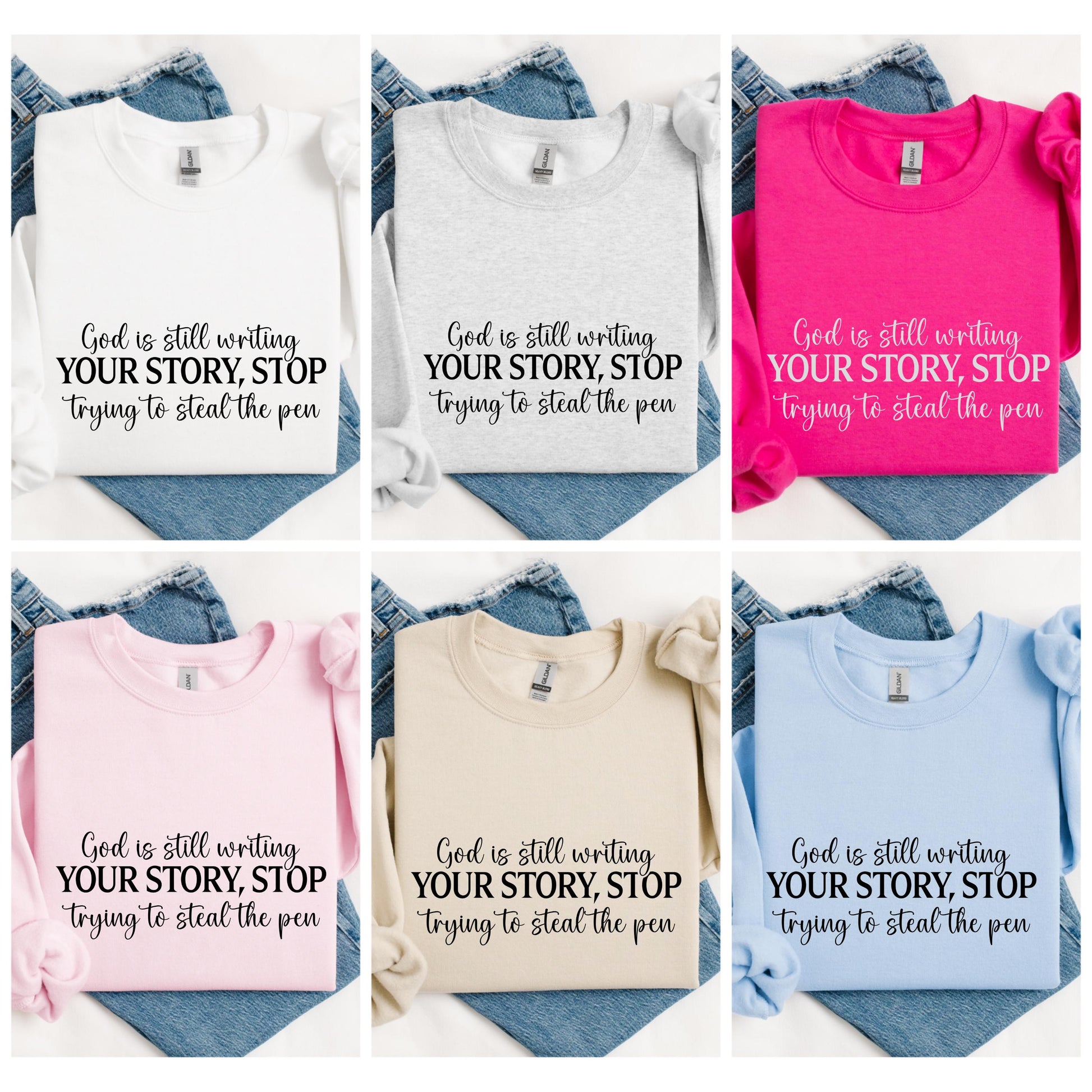 Trust God Sweatshirt Inspirational Christian Sweatshirt Faith-Based Pullover Religious Motivational Tee Spiritual Quote Shirt Women Gift
