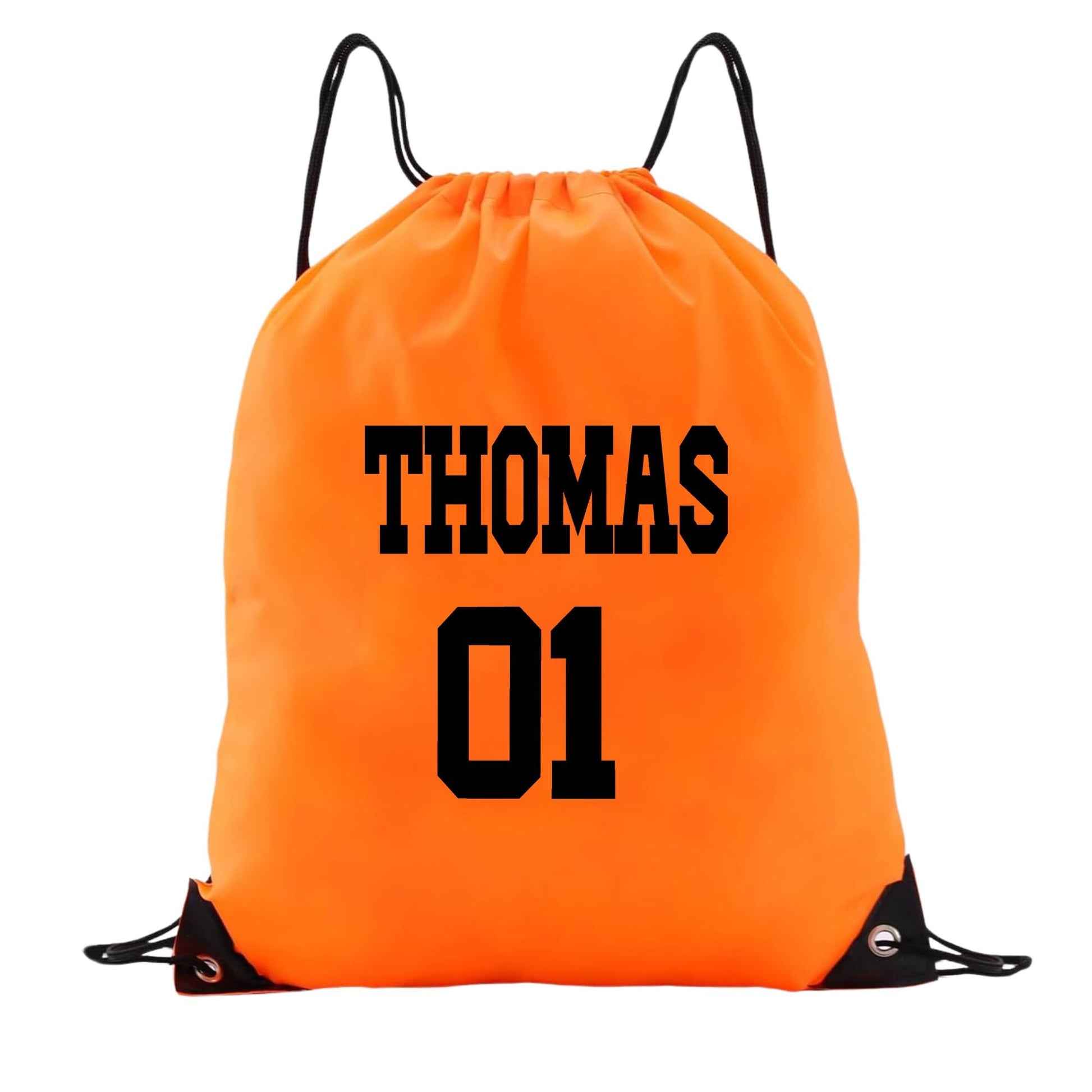 Personalized Soccer Backpack – Custom Sports Drawstring Backpack - Gym Bag for Athletes - Soccer Fan Gift