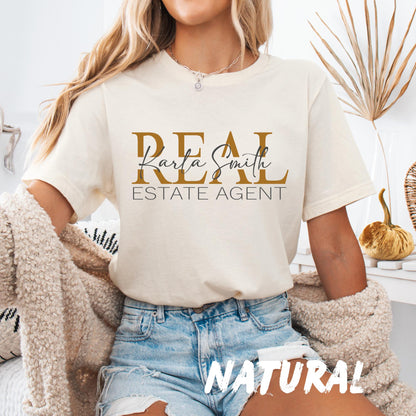 Personalized Realtor Shirt, Custom Realtor Sweatshirt, Real Estate Agent Gift, Realtor Closing Gift, Custom Name Shirt, Broker Sweatshirt