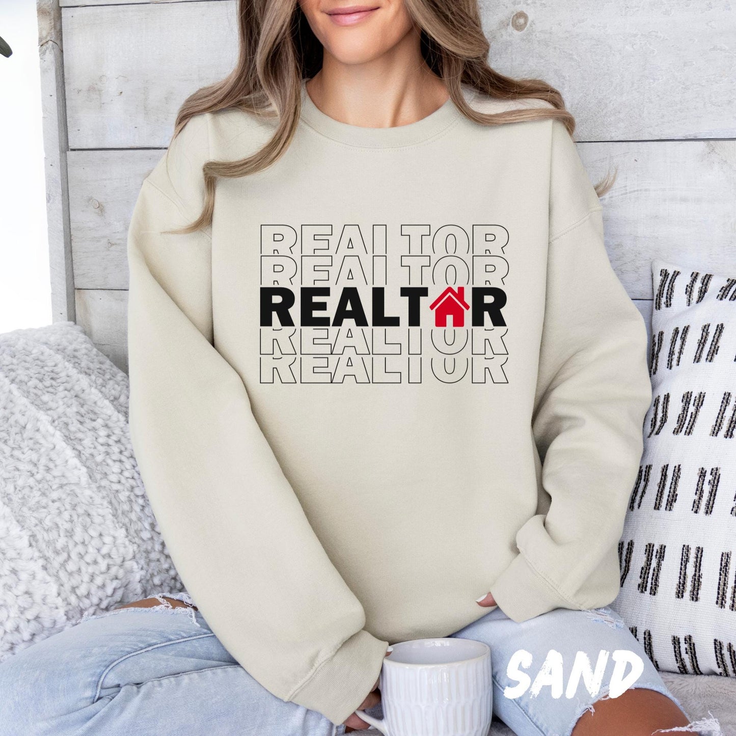 Realtor Sweatshirt | Unisex Real Estate Agent Sweatshirt | Realtor Crewneck | Realtor Gift | Realtor Life Shirt | Real Estate Closing Gift