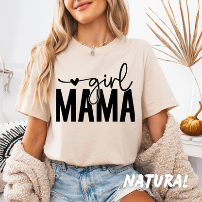 Custom Girl Mama Sweatshirt with Name on the Sleeve - Mom Life Sweater - Cute Mama Shirt - Mothers Day Gift - Mom Sweatshirt - Gift for Mom