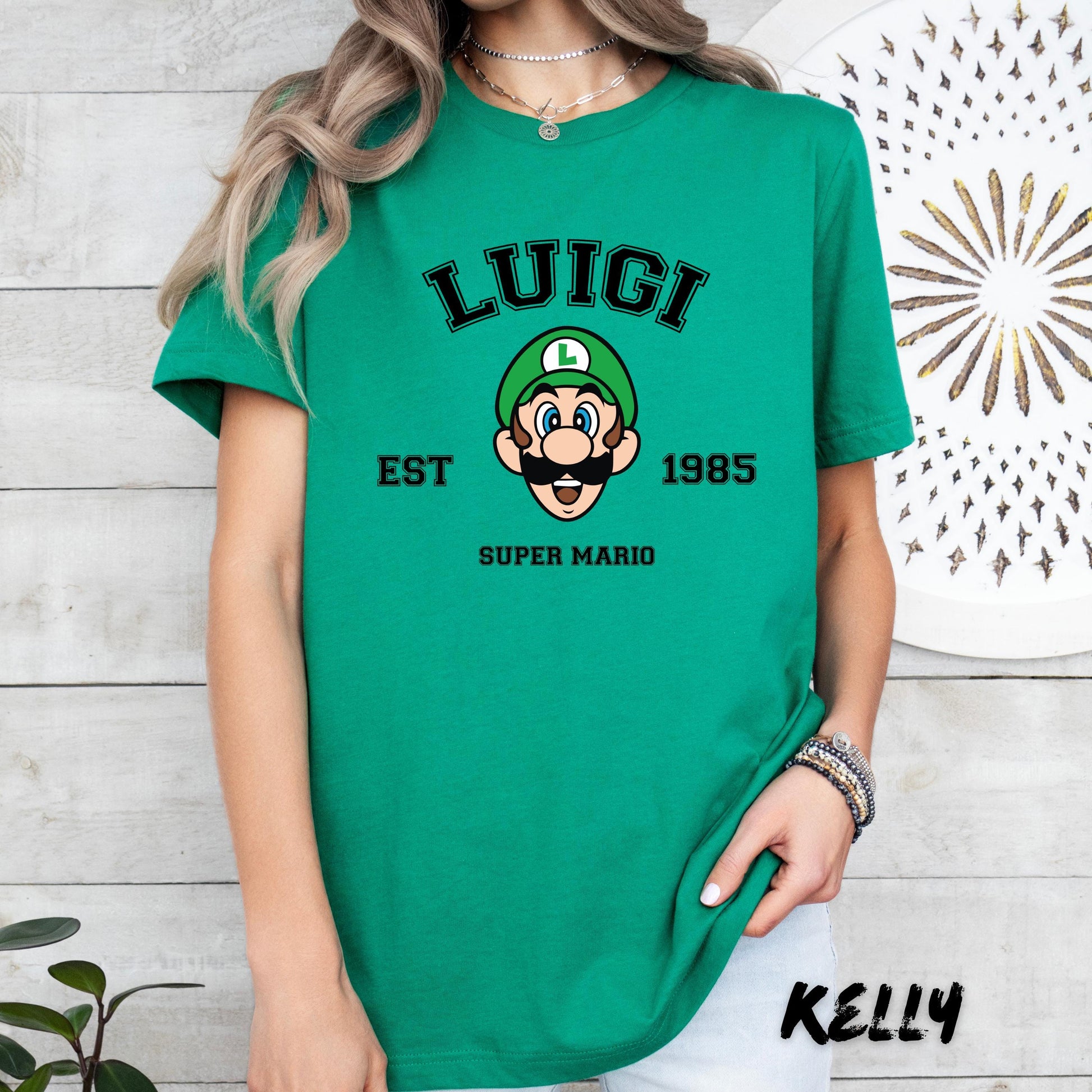 Super Mario T-Shirt - Super Mario Matching Shirt, Retro Gamer Tee, Super Mario EST Shirt, Mario and Friends Shirts, Mario Bros Fan Shirt