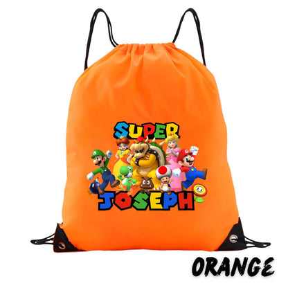 Custom *Mario*Backpack - Birthday Party Favor Bag