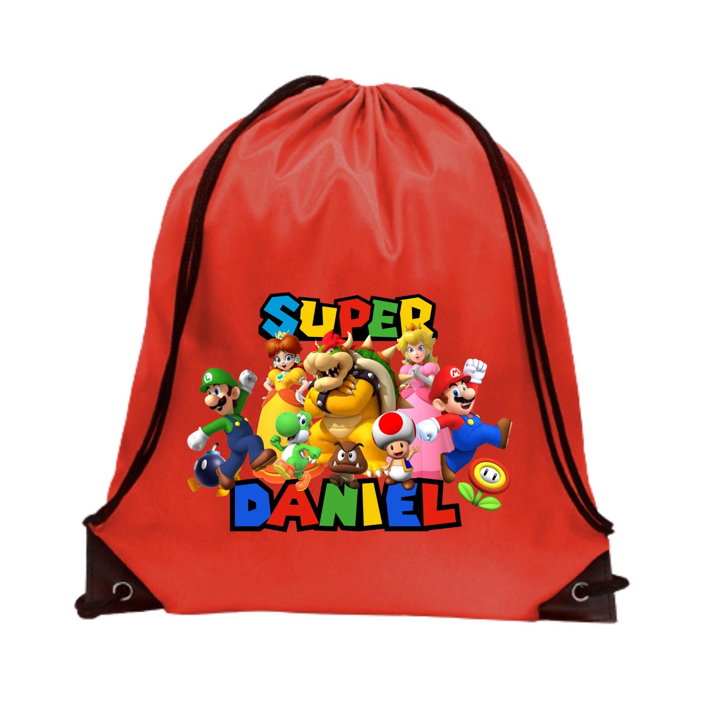 Custom *Mario*Backpack - Birthday Party Favor Bag