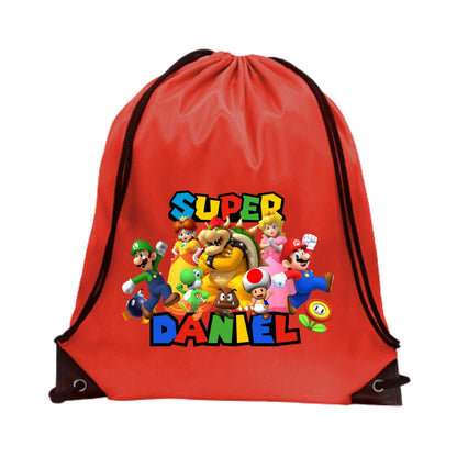 Custom *Mario*Backpack - Birthday Party Favor Bag