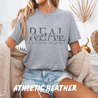Personalized Realtor Shirt, Custom Realtor Sweatshirt, Real Estate Agent Gift, Realtor Closing Gift, Custom Name Shirt, Broker Sweatshirt