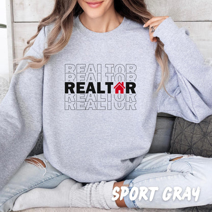 Realtor Sweatshirt | Unisex Real Estate Agent Sweatshirt | Realtor Crewneck | Realtor Gift | Realtor Life Shirt | Real Estate Closing Gift