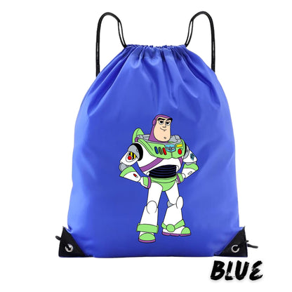 Toy Story Backpack – Woody, Buzz, Jessie, Bo Peep & Bullseye Drawstring Backpack | Disney Travel 2026 | Disney Trip Bag