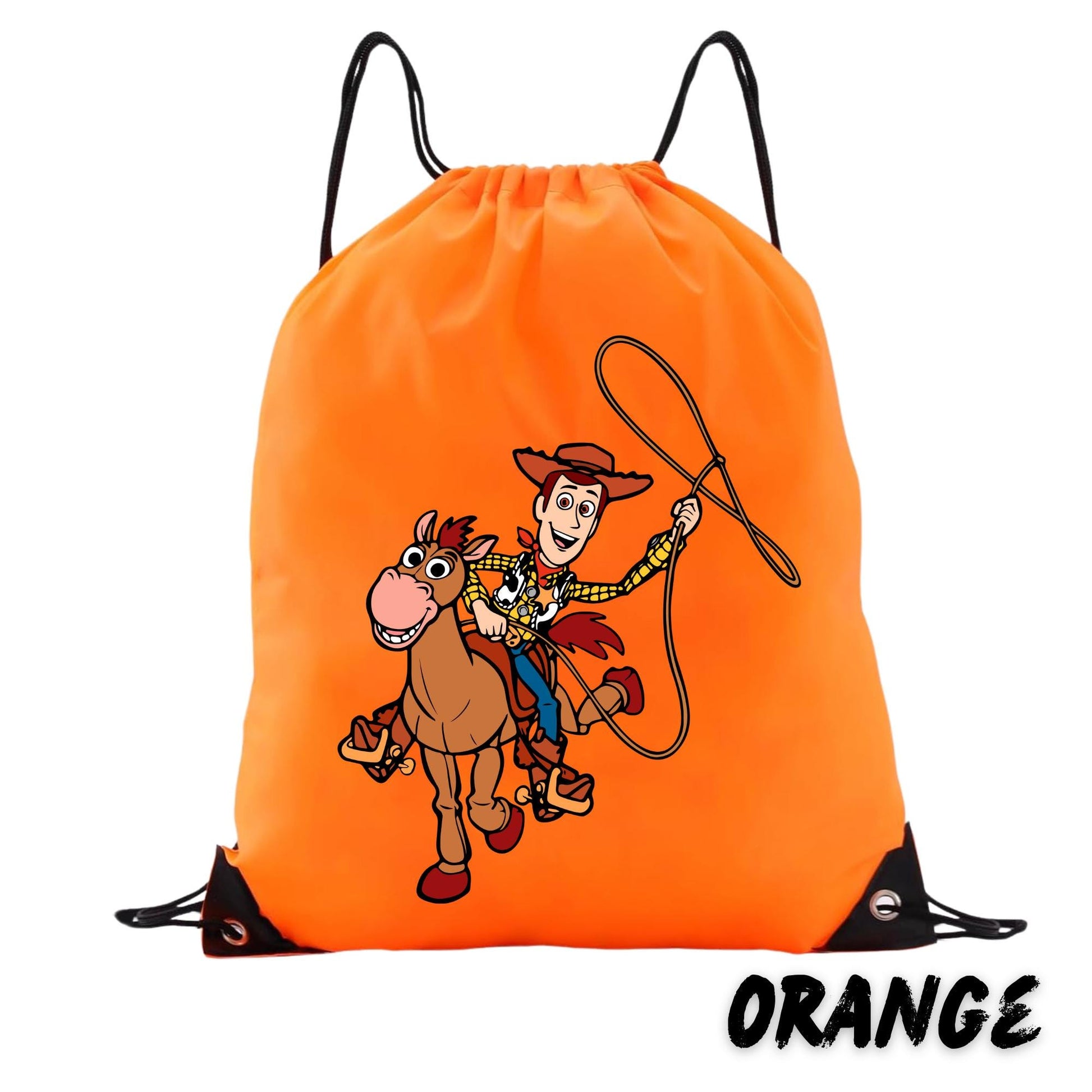 Toy Story Backpack – Woody, Buzz, Jessie, Bo Peep & Bullseye Drawstring Backpack | Disney Travel 2026 | Disney Trip Bag
