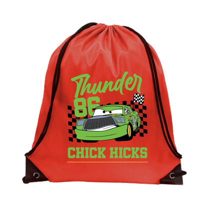 Disney Cars Drawstring Backpack – Disney Cars Party Gift for Kids - Lightning McQueen Bag - Disney Cars Party Favor for Kids