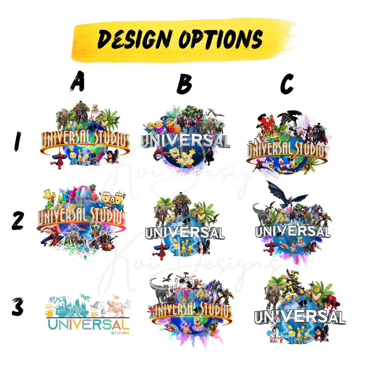 Personalized Universal Studios Backpack | Custom Family Vacation Bag 2025 | Universal Studios Trip Souvenir | Universal Drawstring Backpack