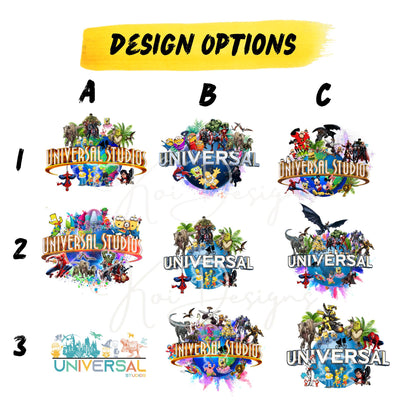 Personalized Universal Studios Backpack | Custom Family Vacation Bag 2025 | Universal Studios Trip Souvenir | Universal Drawstring Backpack