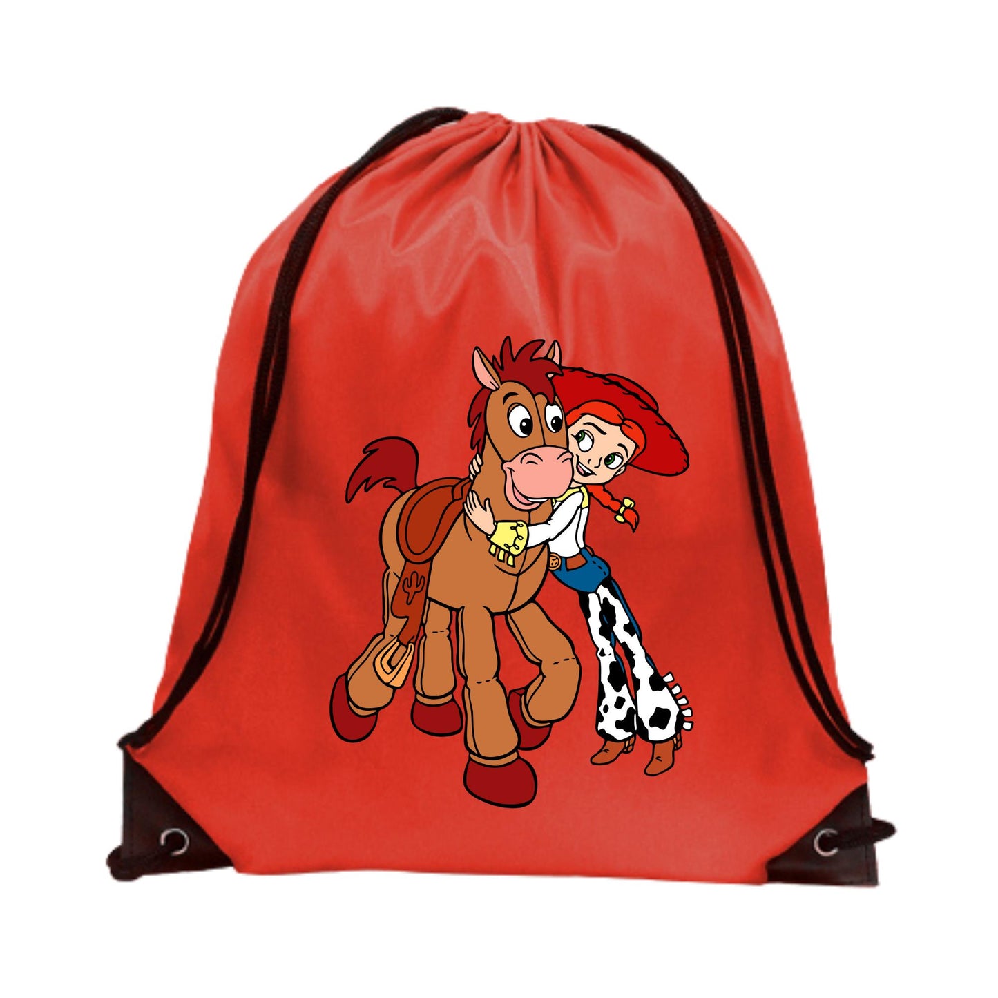Toy Story Backpack – Woody, Buzz, Jessie, Bo Peep & Bullseye Drawstring Backpack | Disney Travel 2026 | Disney Trip Bag