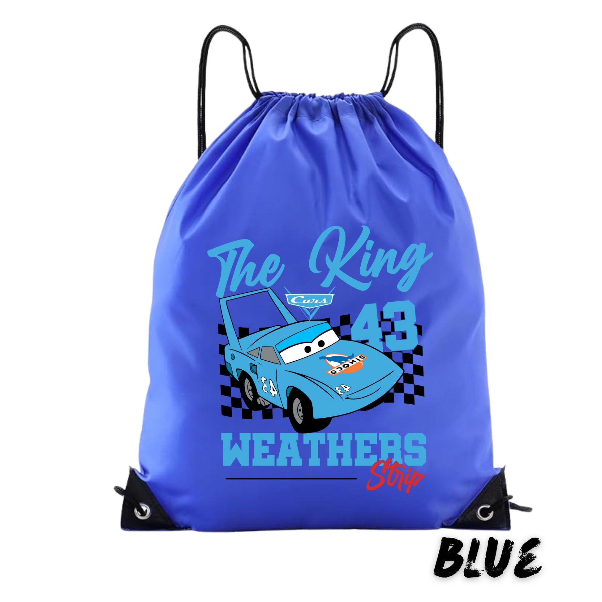 Disney Cars Drawstring Backpack – Disney Cars Party Gift for Kids - Lightning McQueen Bag - Disney Cars Party Favor for Kids