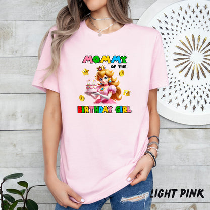 Custom Super Mario Birthday Shirts Personalized Super Mario Family Birthday Shirt, Mario Birthday Shirt, Super Mario Birthday Party Gift